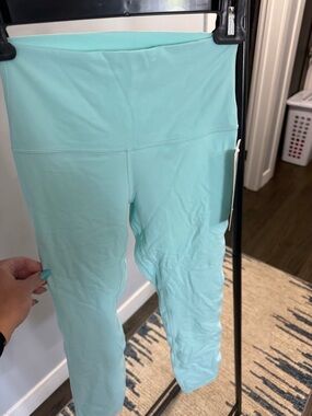 lululemon athletica Aqua High-Rise Crop Leggings